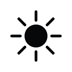 sun light icon day symbol