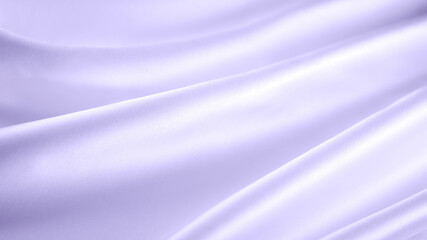 流れのある穏やかな藤色のシルクサテン