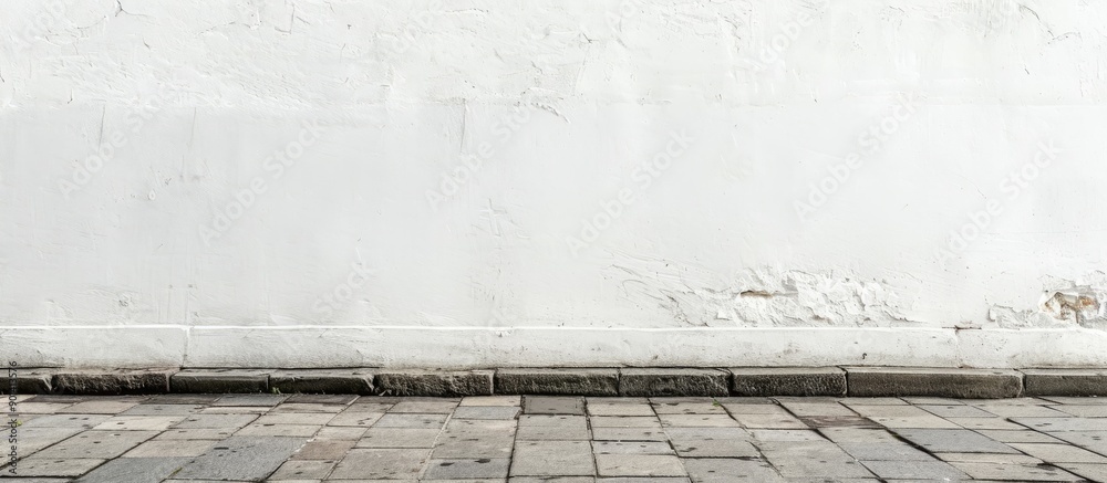 Aufkleber Texture background with a white wall for copy space image