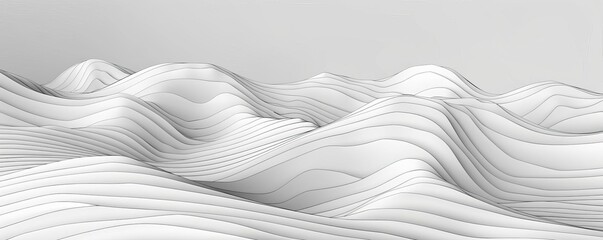 Continuous single-line drawings, continuous abstract line drawing art, seamless creativity