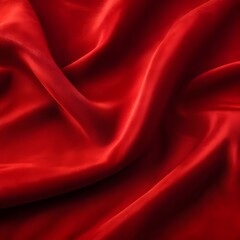 Obraz premium red satin fabric background