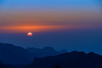 Sunset on the top of Gran Canaria © Miguel Diaz Ojeda