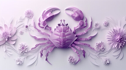 Cut paper frames themed, zodiac astrology signs.