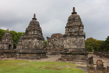 Templo Lumbung, Conjunto de Prambanan, Yogyakarta, Java, Indonesia