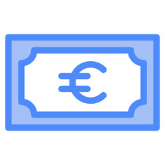 Euro, banknote, country, money, cash Icon