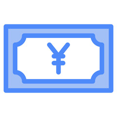 yen, banknote, country, money, cash Icon