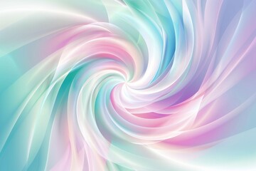 Obraz premium Abstract Pastel Swirl with Gradient Colors, Vortex Background
