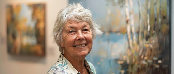 A senior's solo art exhibition, a lifetime of creativity and expression on display