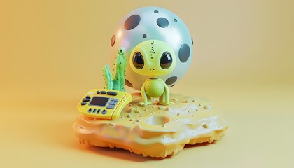 space, illustration, cartoon, vector, star, moon, night, planet, sky, water, nature, fish, stars, light, blue, art, alien, color, sea, design, fantasy, ufo, earth, rocket, butterfly