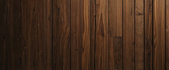 Fototapeta premium Explore the rich, textured beauty of brown wood panels Abstract background and backdrop ideal for diverse creative projects Authentic and versatile imagery for your design needs.
