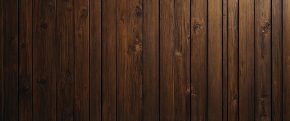 Fototapeta premium Explore the rich, textured beauty of brown wood panels Abstract background and backdrop ideal for diverse creative projects Authentic and versatile imagery for your design needs.