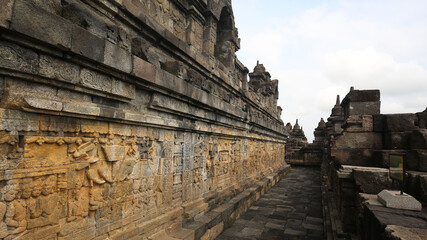 Fototapeta premium Templo de Borobudur, Magelang Regency, Java, Indonesia