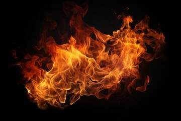 Fire bonfire destruction illuminated.