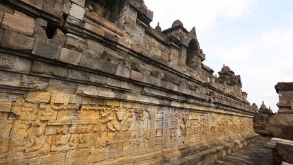 Fototapeta premium Templo de Borobudur, Magelang Regency, Java, Indonesia