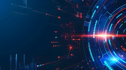Fototapeta premium abstract technology background