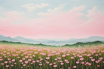 Obraz premium Flowers landscape nature flower.
