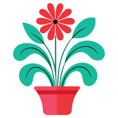 Flower In a Pot