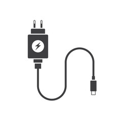 illustration of phone charger, vector art.