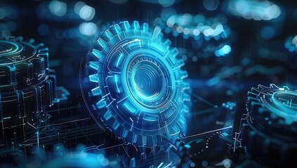 Futuristic Gears and Mechanisms
