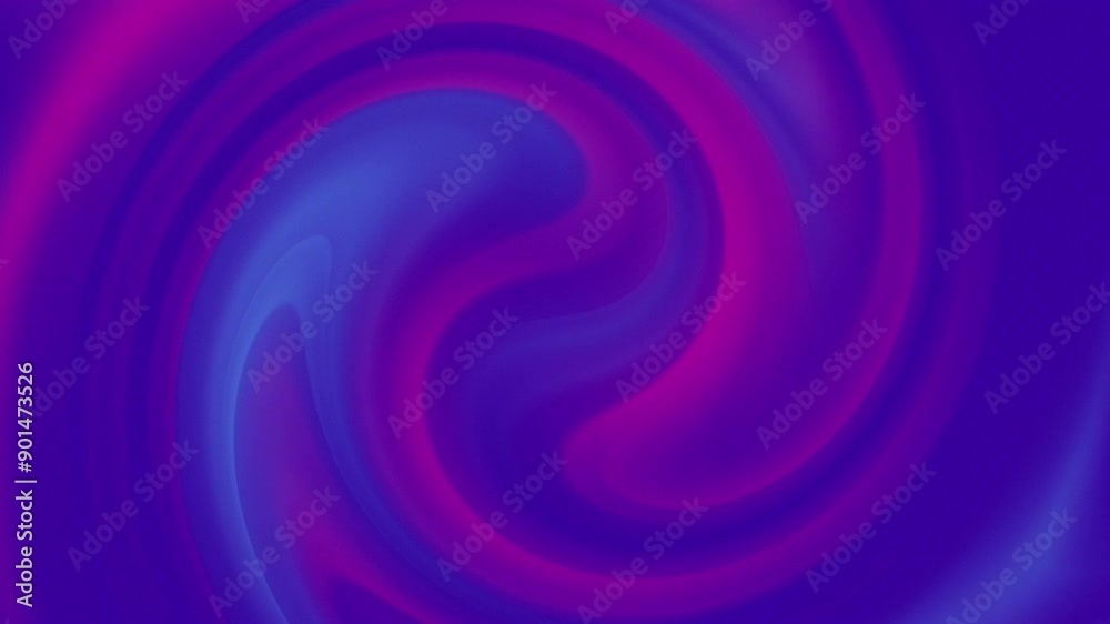 Wall mural blue and red abstract background wave of noise.  Slow at the beginning fast at the midl slow at the end swirl.  