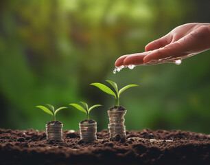 The theme emphasizes the importance of investments in seedling planting