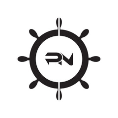 PN Letter Initial Logo Design Template Vector Illustration