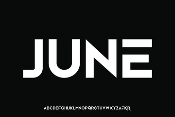 Display alphabet font vector design suitable for headline, poster, magazine and many more