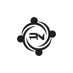 PN Letter Initial Logo Design Template Vector Illustration