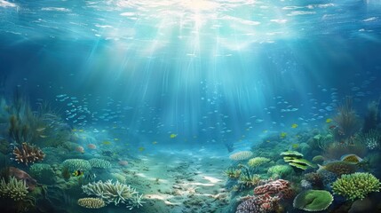 Marine Ecosystem: Includes various oceanic habitats such as coral reefs, kelp forests, and deep-sea environments, essential for sustaining diverse marine life and ecological balance.
