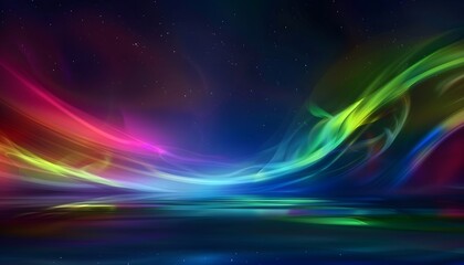 Fototapeta premium sky, sea, water, landscape, blue, ocean, night, nature, clouds, cloud, sun, light, horizon, space, sunset, aurora, lake, star, 3d, northern, moon, dark, summer, abstract, reflection, aurora 