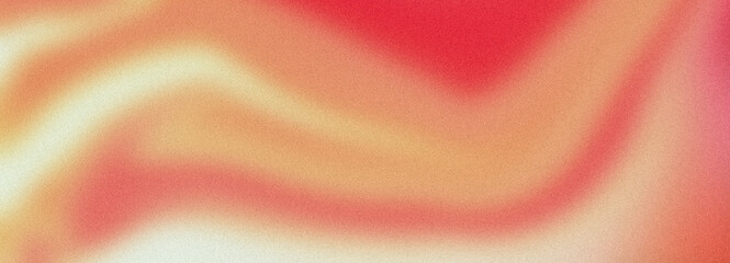 Grainy gradient background red  orange yellow abstract glowing color wave colourful backdrop noise...
