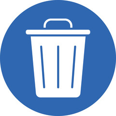 Delete glyph circle icon