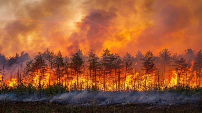 Wildfire Management: An organized effort to prevent and control wildfires, combining planning, detection, and response techniques to manage fire risks and mitigate their effects.

