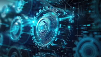 Futuristic Gears and Mechanisms