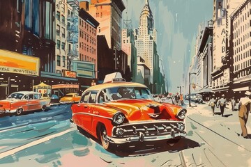 Fototapeta premium Car architecture vehicle street.