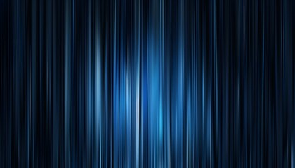 Blue curtain in theater.