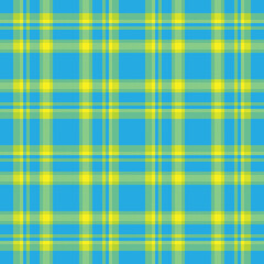 Plaid seamless pattern. Check fabric texture. Vector textile print.