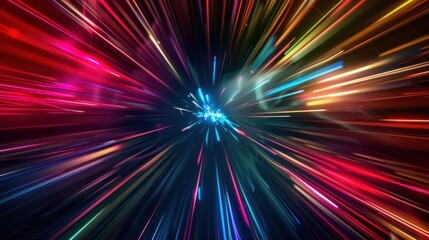 Abstract Speed Lines and Light Trails