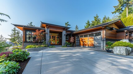 Modern Woodland House