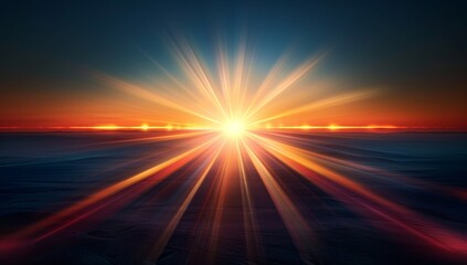 For the background, high speed blur zoom effect abstract powerful future energy is used.
