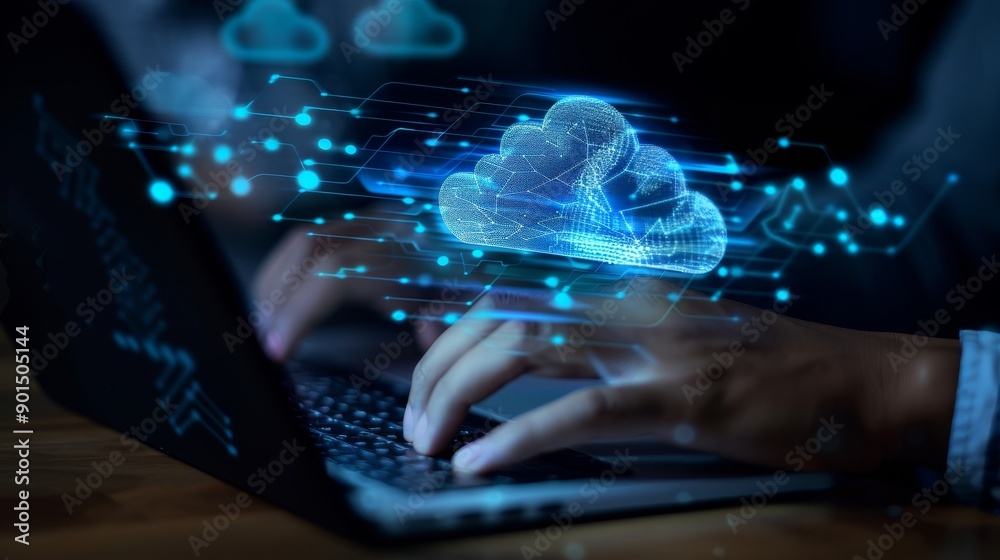 Poster information security and encryption, secure access to user's personal information, secure internet a