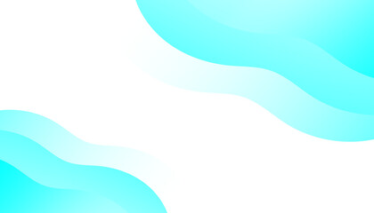 Blue and green wave background. Vector illustration