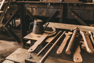 old rusty tools