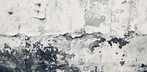 Obraz premium This abstract grunge polished natural cement or stone old texture background is overlaid with a noisy gritty halftone effect overlay. The background is made of concrete white and gray rough wall.