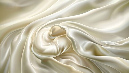 Obraz premium silk, satin, fabric, texture, gold, textile, material, cloth, pattern, decoration, wave, luxury, soft, golden, shiny, smooth, drapery, silky, color, backdrop, shine, design, fashion, cream, elegant