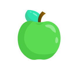 illustration of green apple