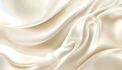Obraz premium silk, satin, fabric, texture, gold, textile, material, cloth, pattern, decoration, wave, luxury, soft, golden, shiny, smooth, drapery, silky, color, backdrop, shine, design, fashion, cream, elegant
