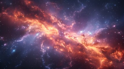 Naklejka premium background with stars