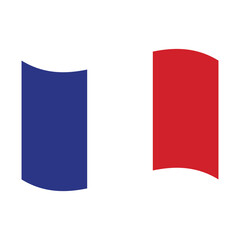 WebParis flag vector illustration colored