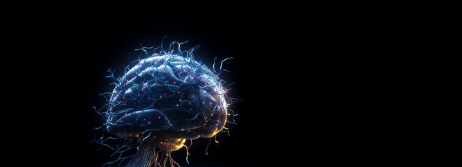 Brain Waves of the Future: How Digital Communication is Changing the Way We Connect and Convey Ideas created with Generative AI technology